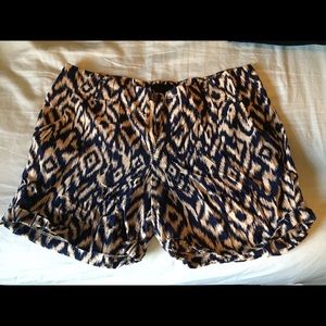 Cynthia Rowley patterned shorts SZ 10